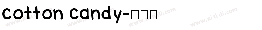 cotton candy字体转换